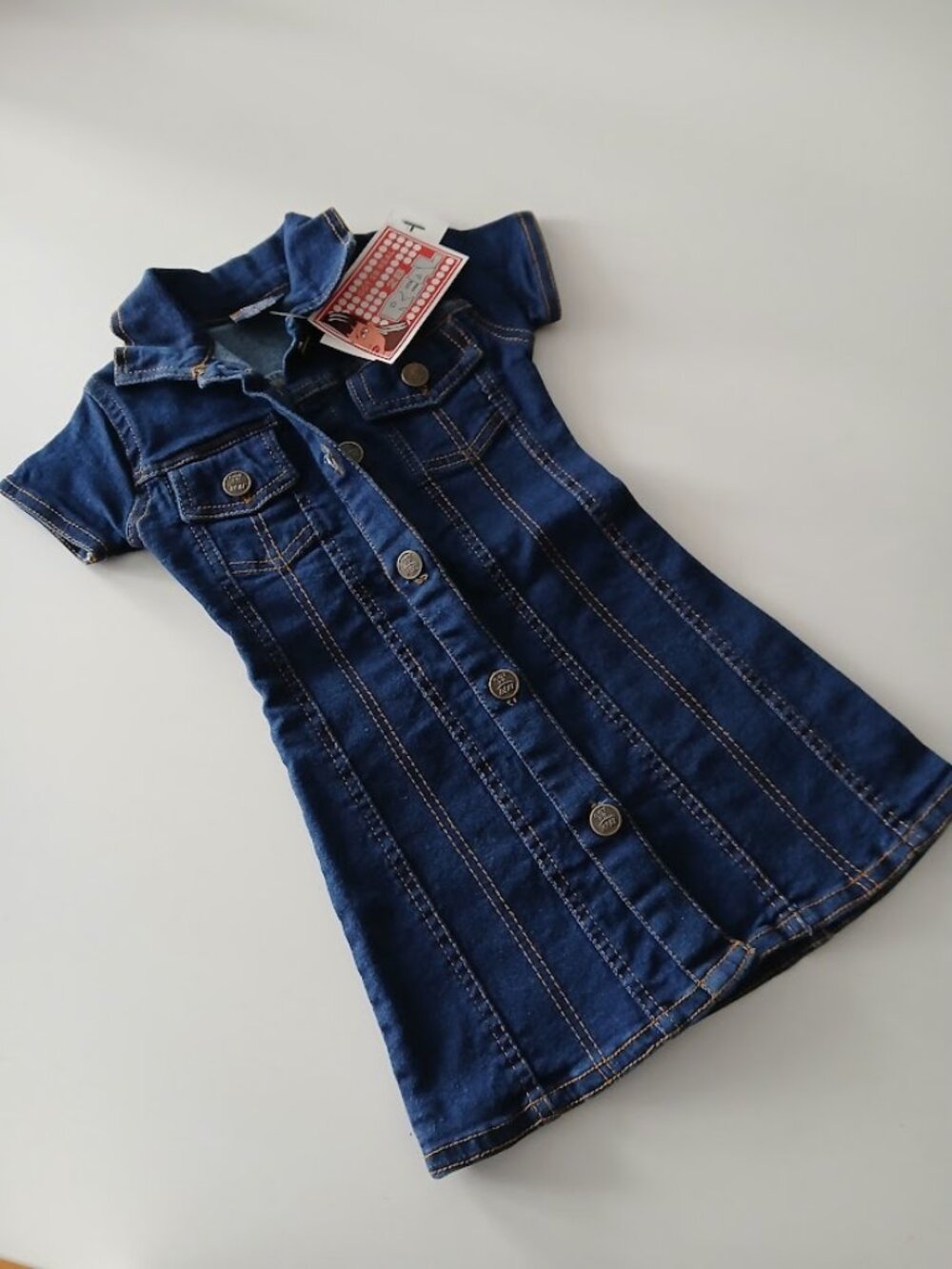 2B Real Cotton Denim Dress - little girl size 2T - NWT